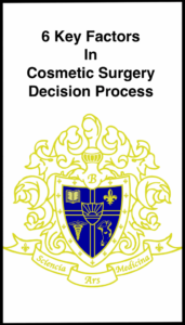 6 Key Factors in Cosmetic Surgery Decision Process eBook cover.